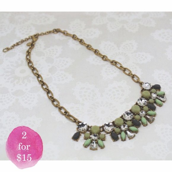 J. Crew Jewelry - 2/$15 J. Crew floral necklace